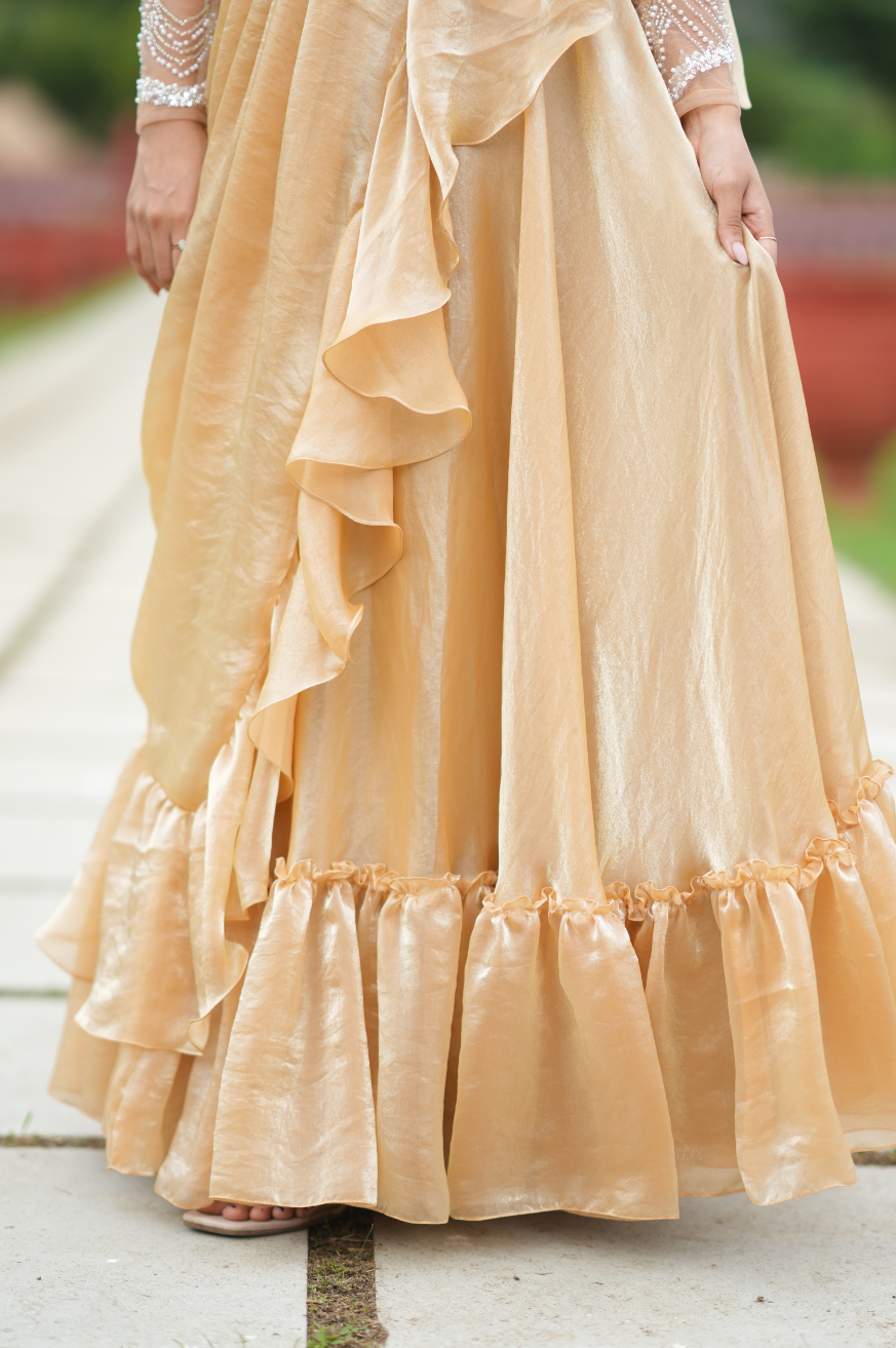 Iyal - Premium Ruffle Designer Lehanga