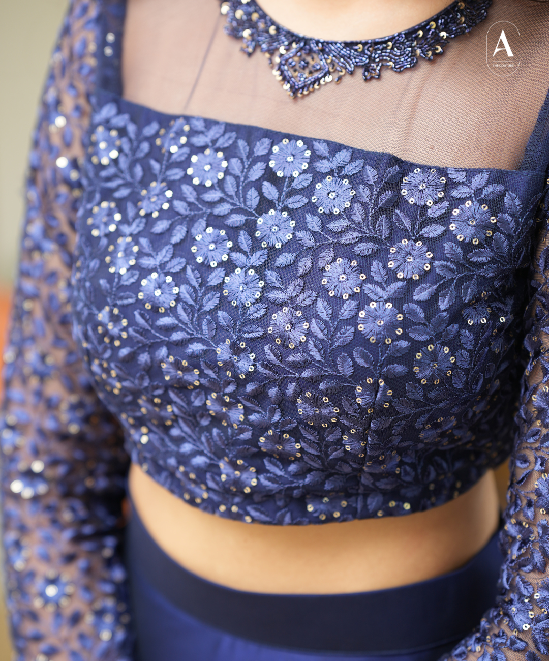 Preethi - Crop top and skirt