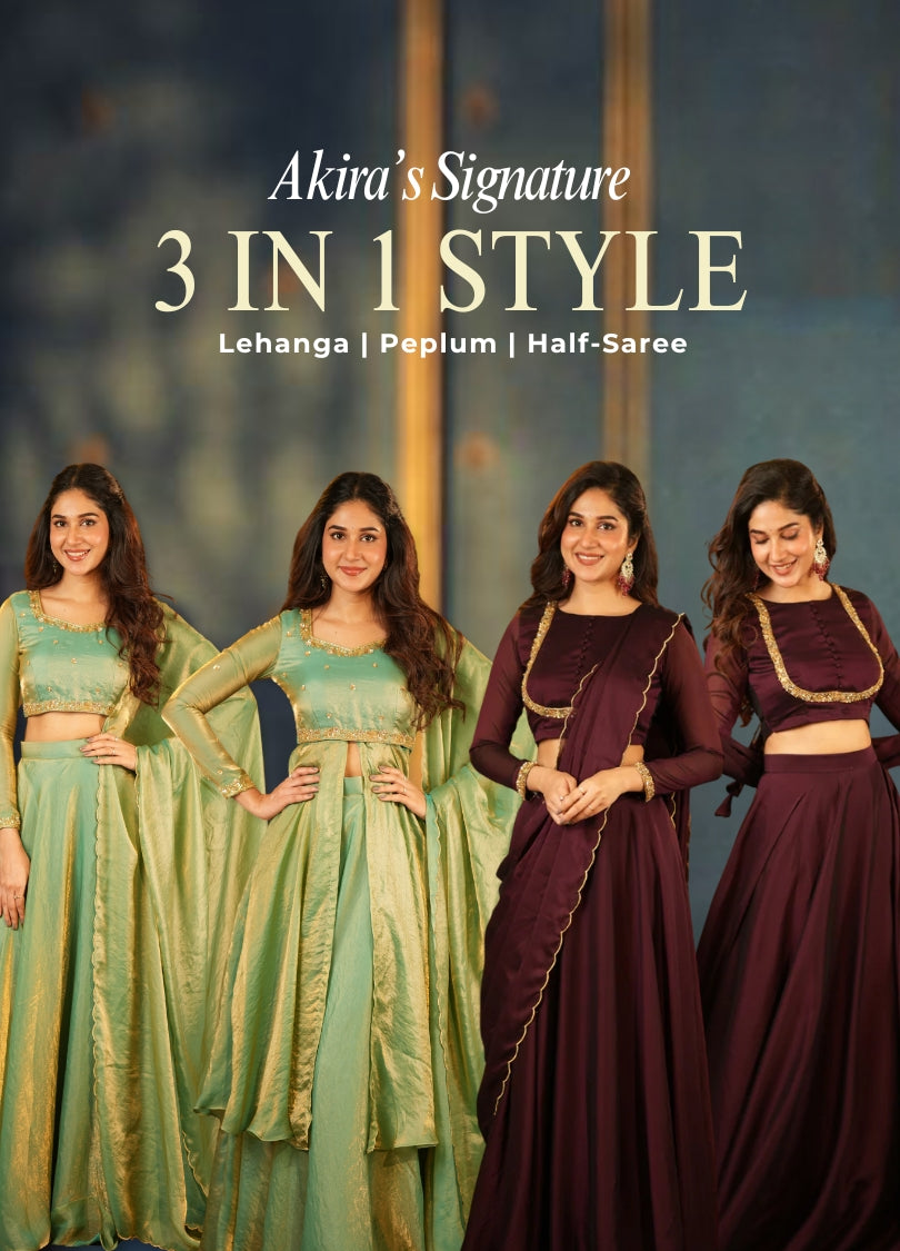 Indian Designer Dresses Online for Women | Akira The Couture Indian Designer Dresses Online for Women | Akira The Couture