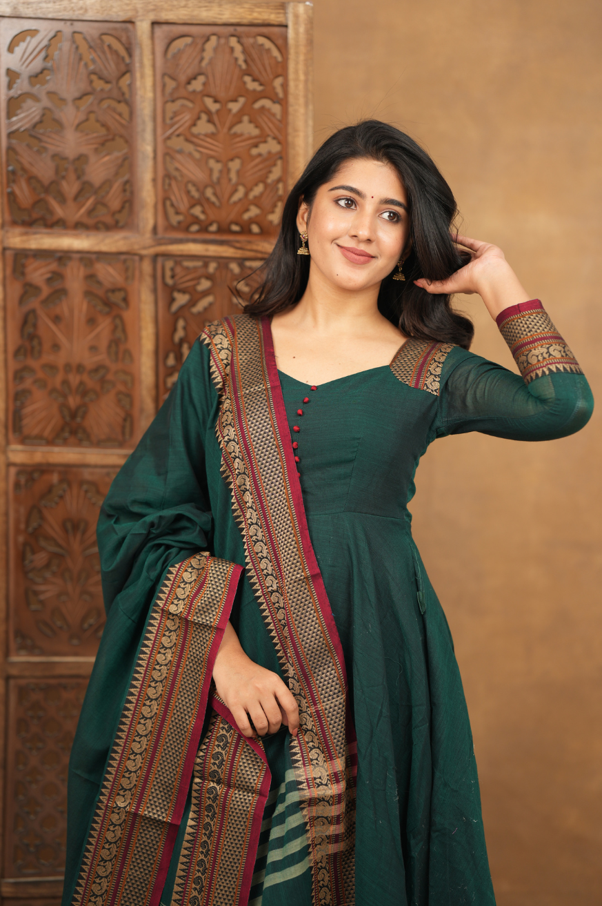 Kalpana series 2
Premium temple Anarkali
