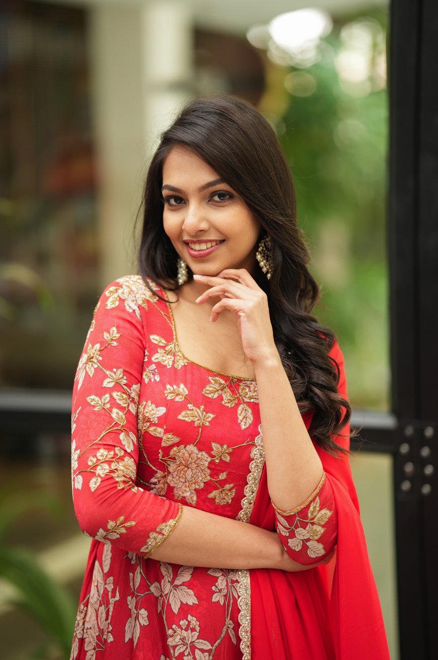 NEHA - Premium floral Designer Anarkali