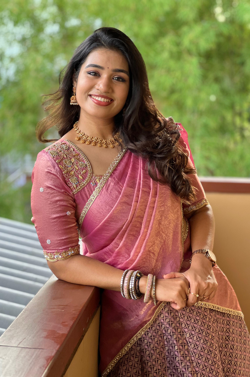 Priya collection premium designer half saree