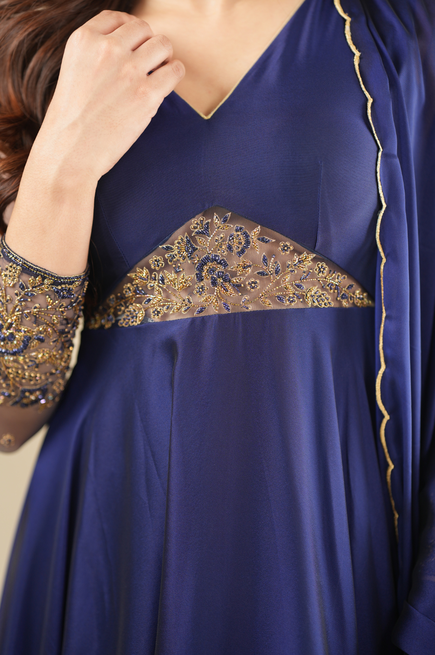 Zoel collection Premium Festive Hand-worked Designer Anarkali