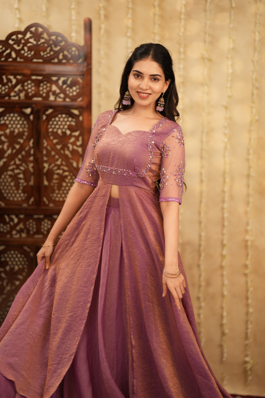 Tamana collection|Lavender Premium Lehenga Online in India for Wedding & Festive Wear | Akira