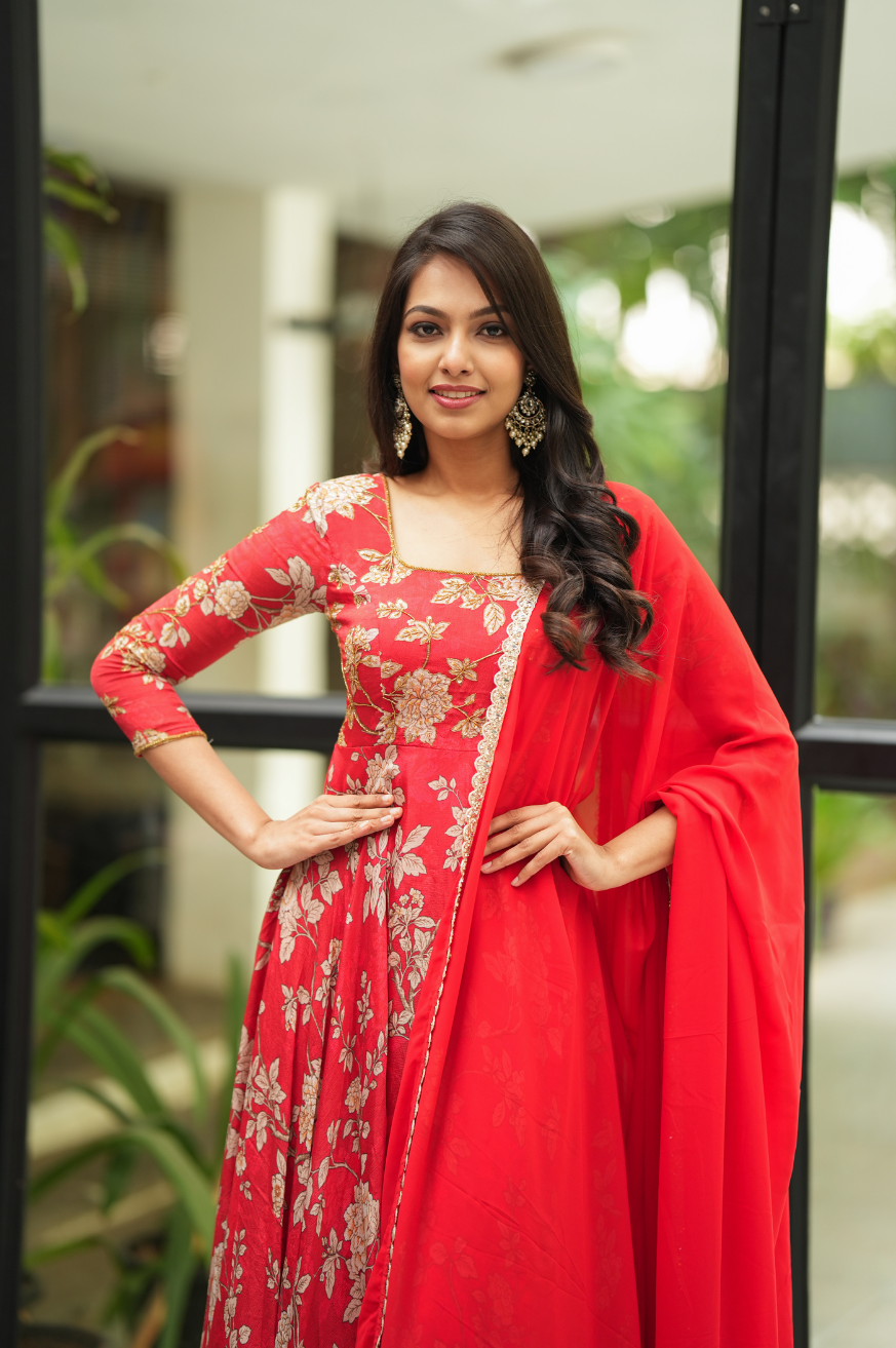 NEHA - Premium floral Designer Anarkali