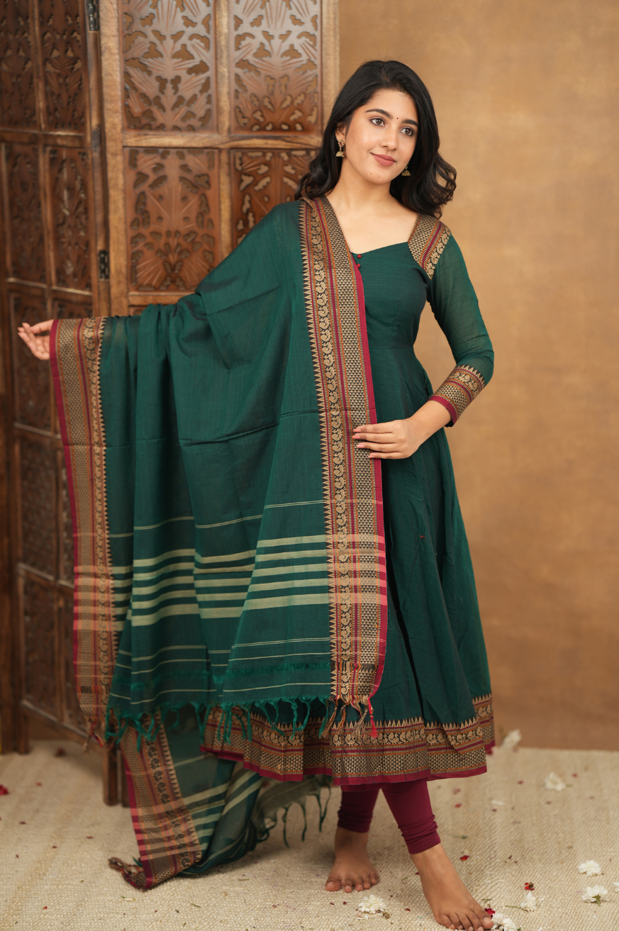 Kalpana series 2
Premium temple Anarkali