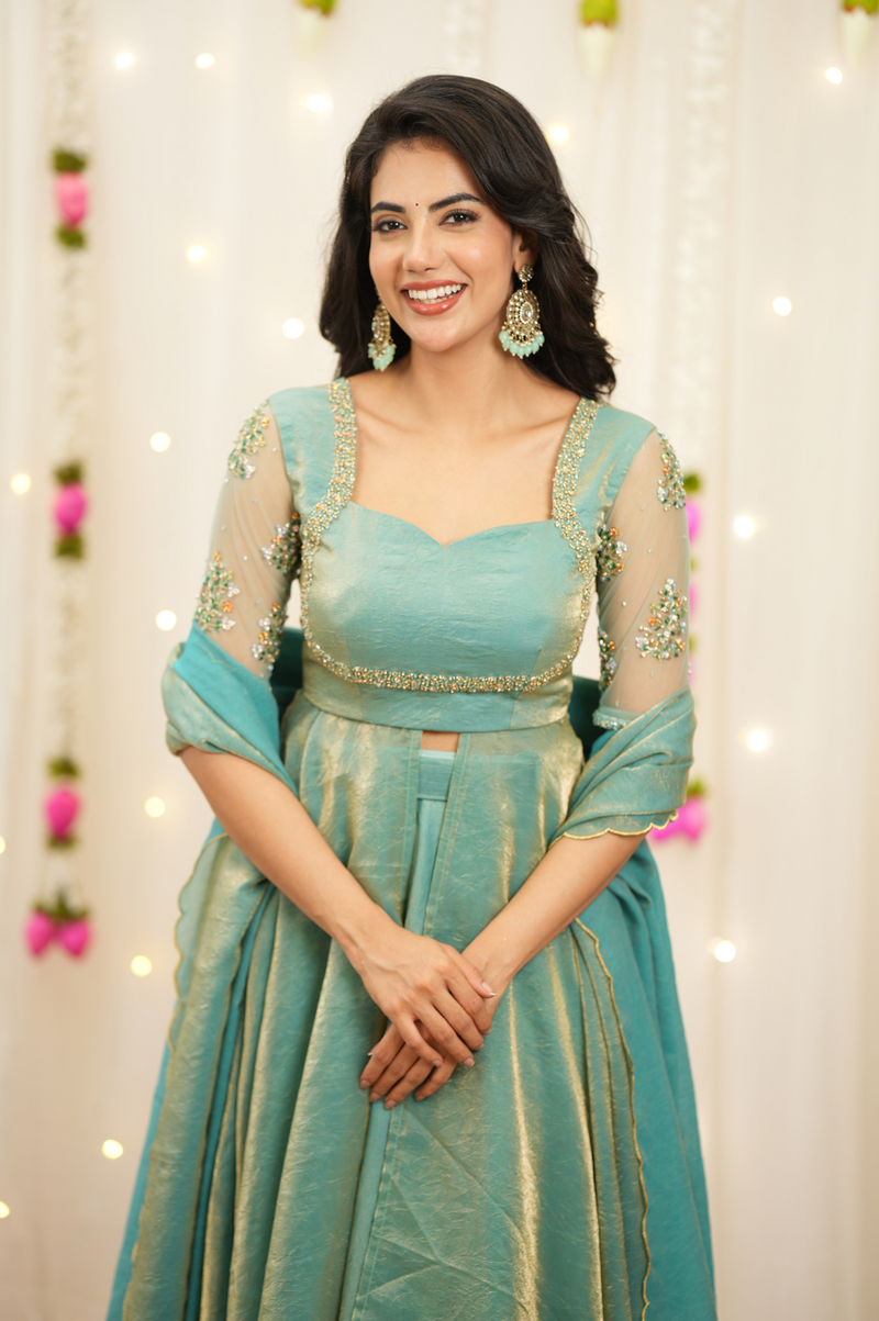 Tamana series 2 | Blue Premium Lehenga Online in India – Wedding & Festive | Akira