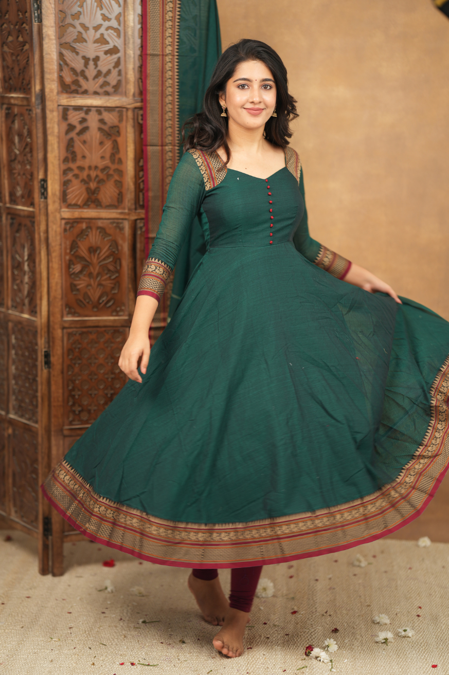 Kalpana series 2
Premium temple Anarkali