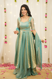 Tamana series 2 | Blue Premium Lehenga Online in India – Wedding & Festive | Akira