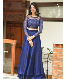 Preethi - Crop top and skirt