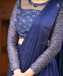 Preethi - Crop top and skirt