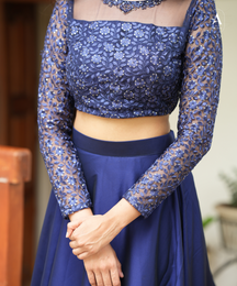 Preethi - Crop top and skirt