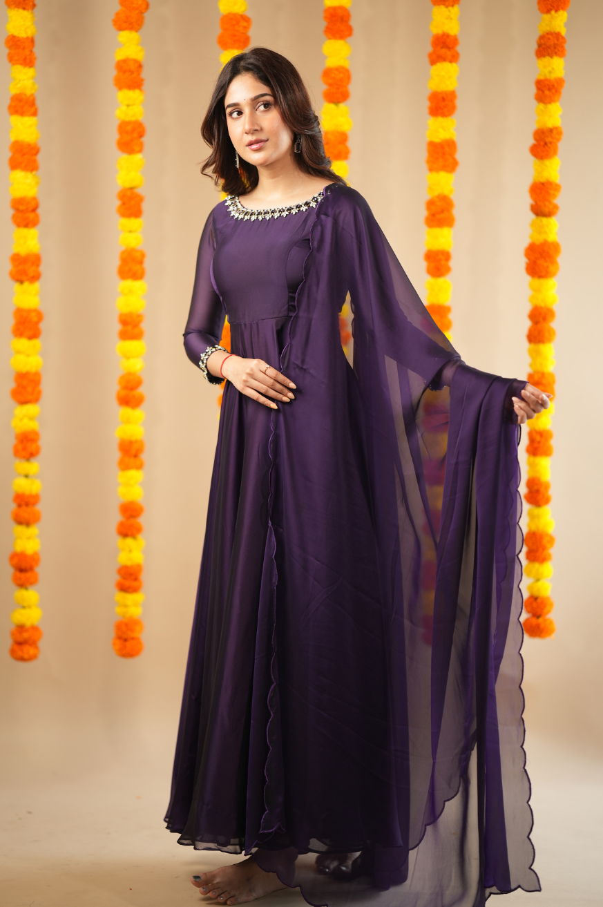 Srija Series 2 collection
Premium Hand-worked Designer Anarkali