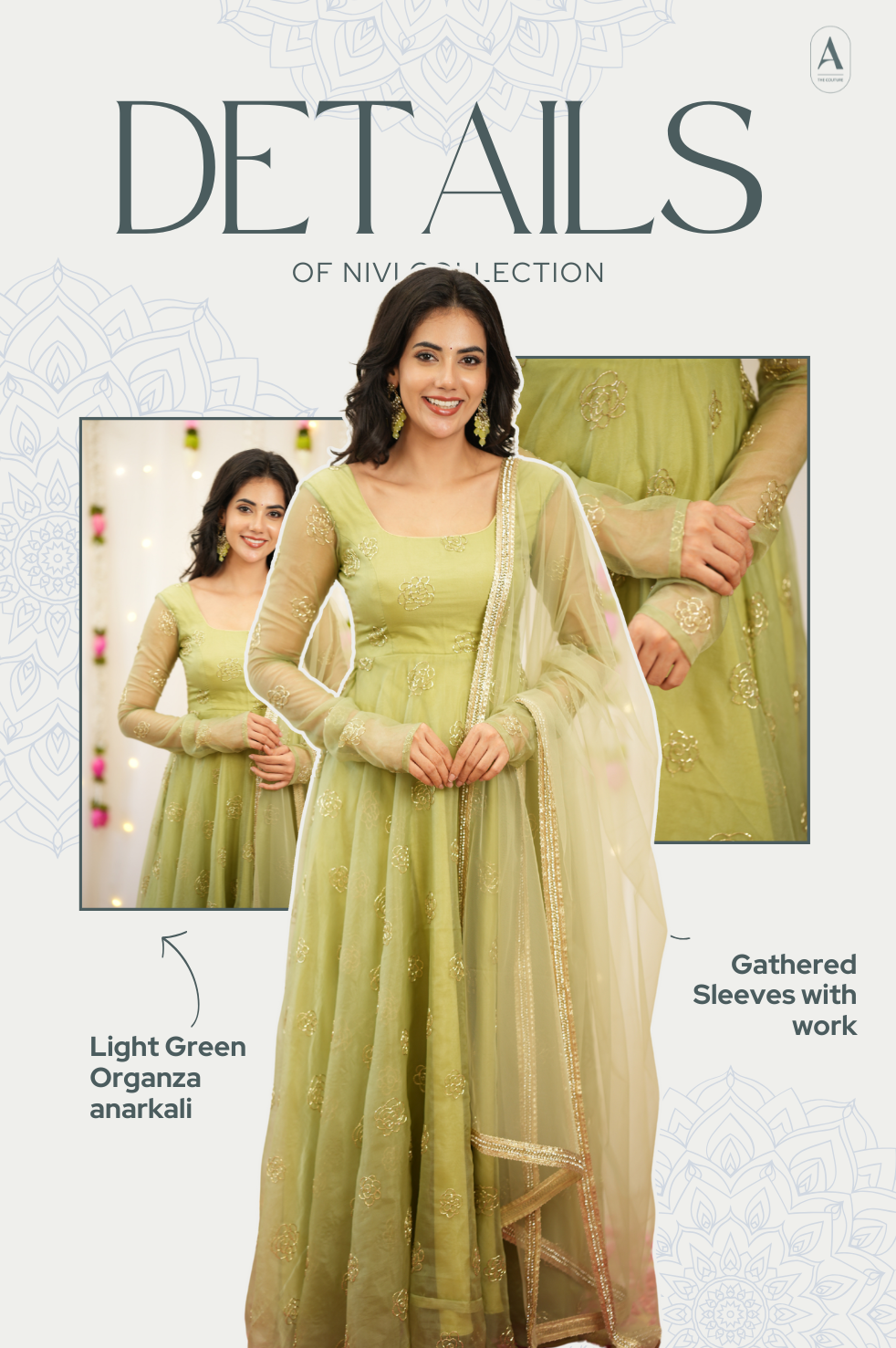 Nivi Premium Designer Anarkali for Wedding Guest & Festive Occasions