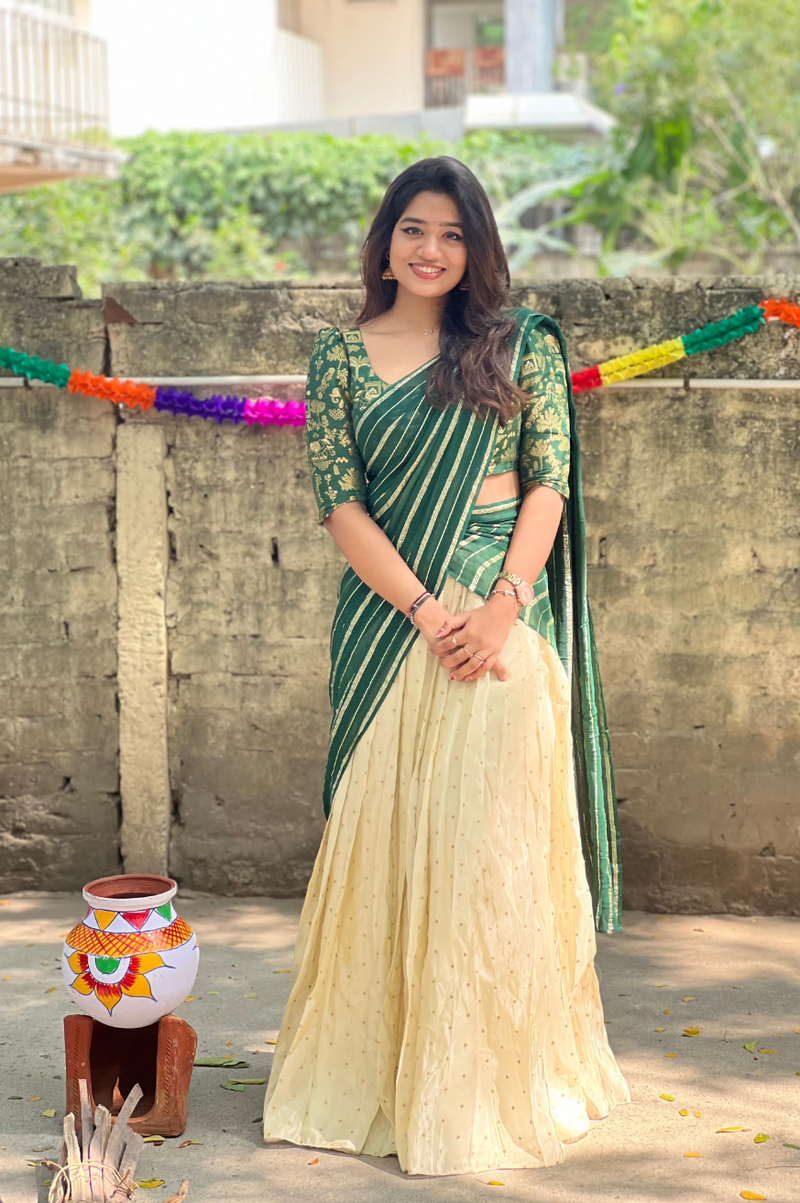 Kalyani 3 Designer Half Saree