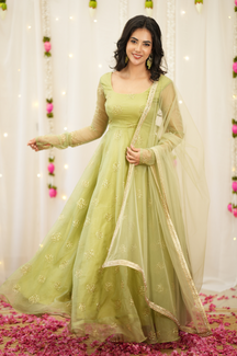 Nivi Premium Designer Anarkali for Wedding Guest & Festive Occasions