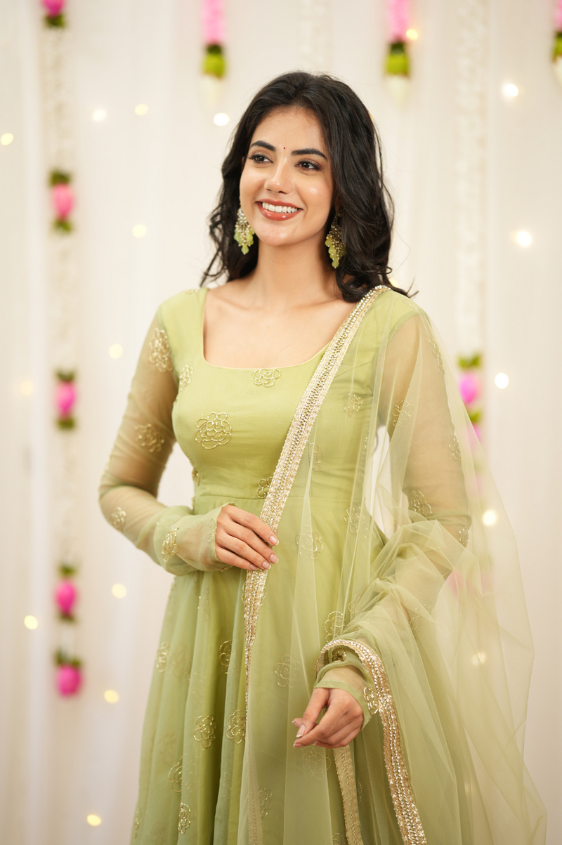 Nivi Premium Designer Anarkali for Wedding Guest & Festive Occasions
