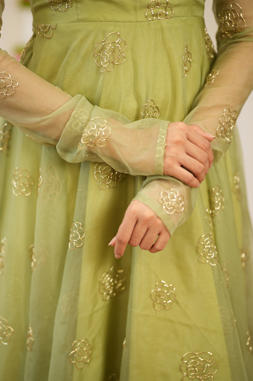 Nivi Premium Designer Anarkali for Wedding Guest & Festive Occasions
