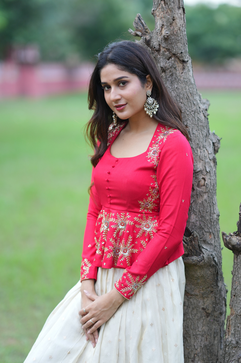 Swasthi Collection
Premium Indo-western Top & Skirt