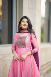 Menaka Series 2 collection Pure cotton temple Anarkali