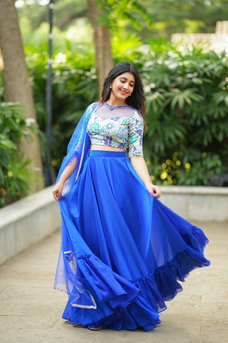 Nithiya collection Premium Hand-worked Lehanga