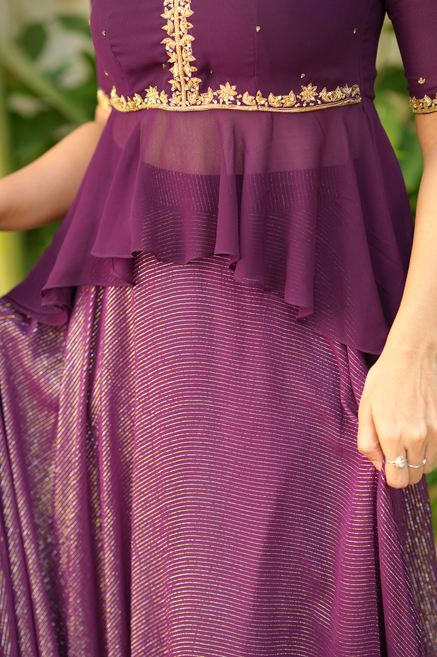 Brindha Collection
Premium Indo-western Top & Skirt