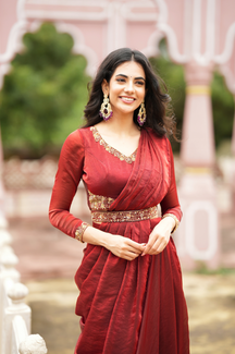 Pragathi Series 2
Premium Festive Designer Drape Dress