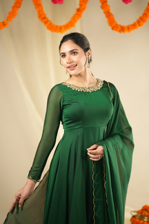 Srija Series 3 collection (Festive Launch) Premium Hand-worked Designer Anarkali