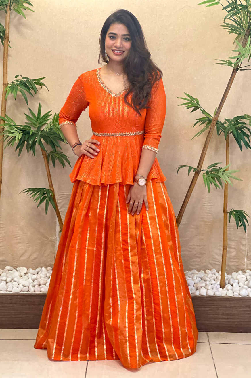 Ashmitha Collection
Premium Designer Indo-western outfit