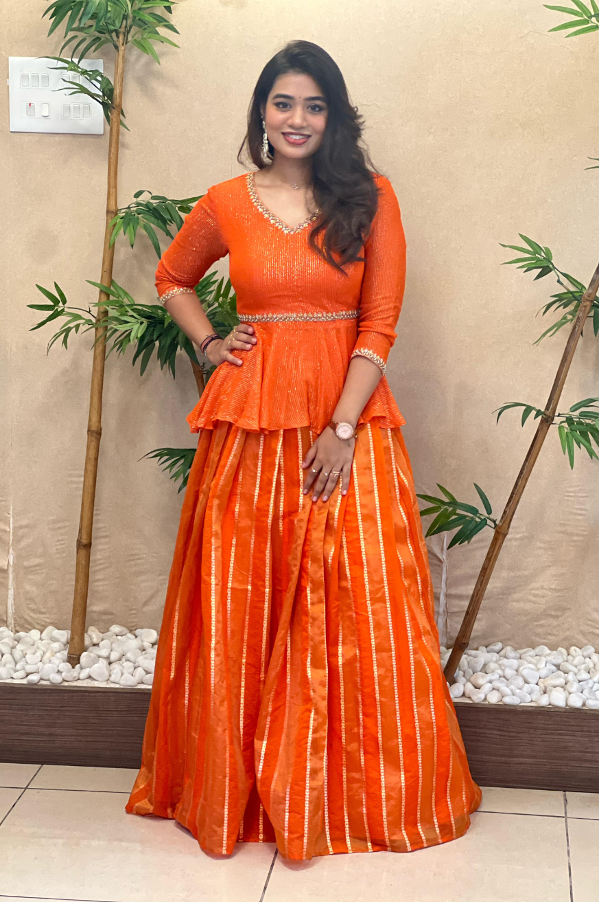 Ashmitha Collection
Premium Designer Indo-western outfit