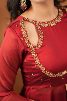 Fathima Collection
Premium Designer Slit Anarkali with skirt & Dupatta