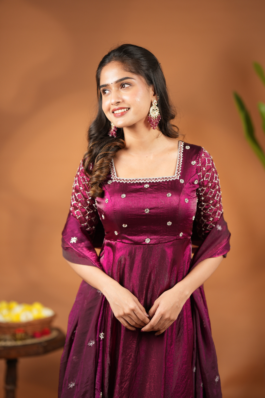 Afra collection premium designer Anarkali