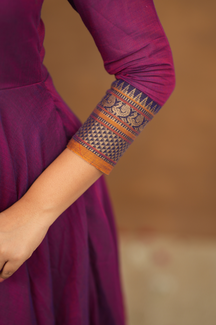 Mehana  collection
Pure cotton temple Anarkali